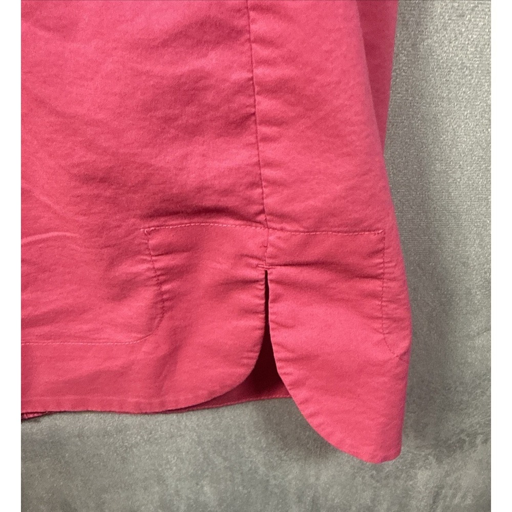 Hinson Wu Aileen 3/4 Sleeve Button Back Dress in Pink Pockets Women's Size M - Picture 8 of 8